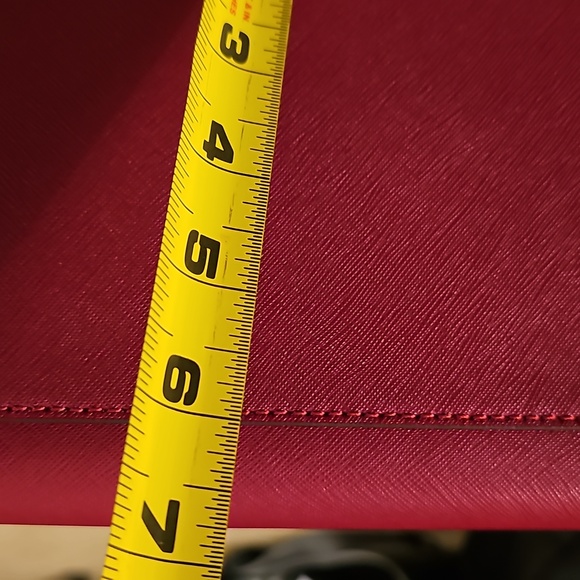 Michael Kors Deep Red Charlie Tote With Small Zip Case NWT Handbag Beautiful - Picture 14 of 14